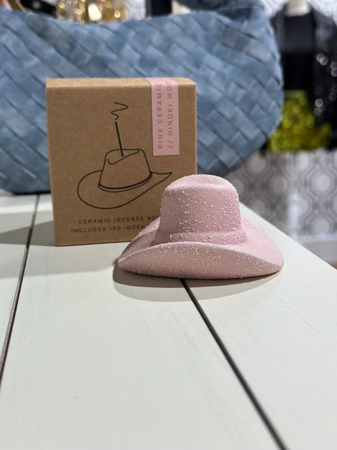 COWBOY HAT INCENSE HOLDER